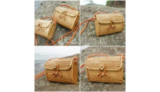 wallet purses bag ata grass hand woven handmade balinese design